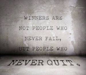 never quit